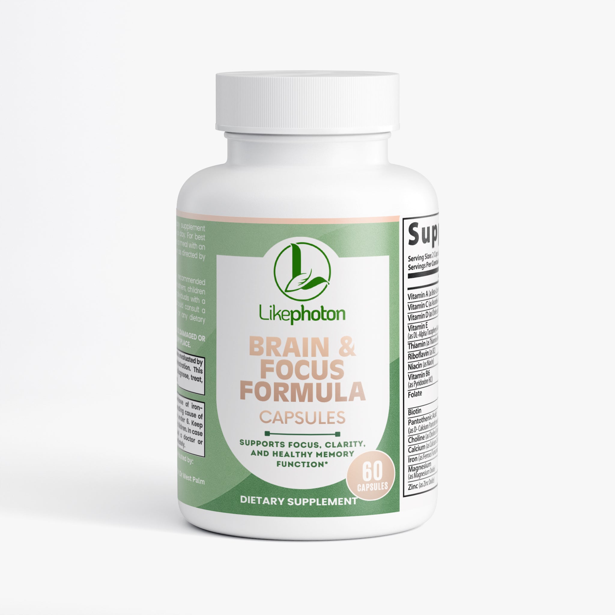 Brain & Focus Formula – Mental Clarity Support